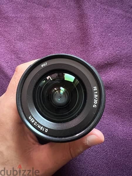 عدسة Sony 20mm 1.8 G بدون خدش 1