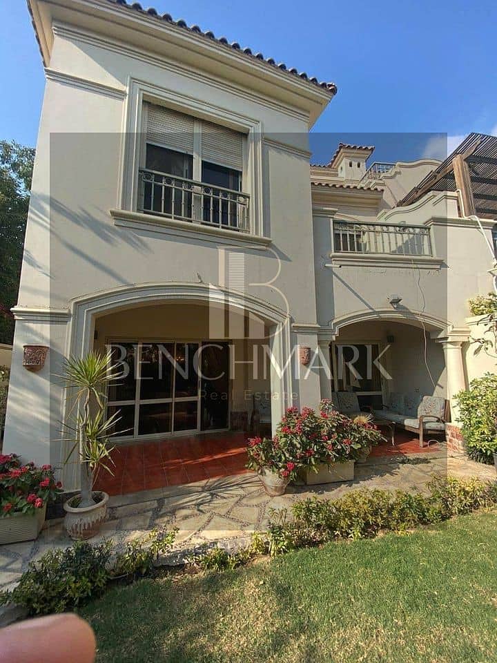 Twin House Villa 298m for sale in La Vista El Patio Casa immediate delivery in shrouk city in installments over 5 years without interest 9