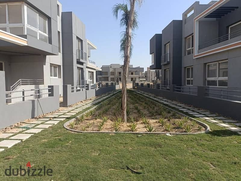 apartment  130 meter with garden 50 meter in compound kayan by badr elden in 6 october 2