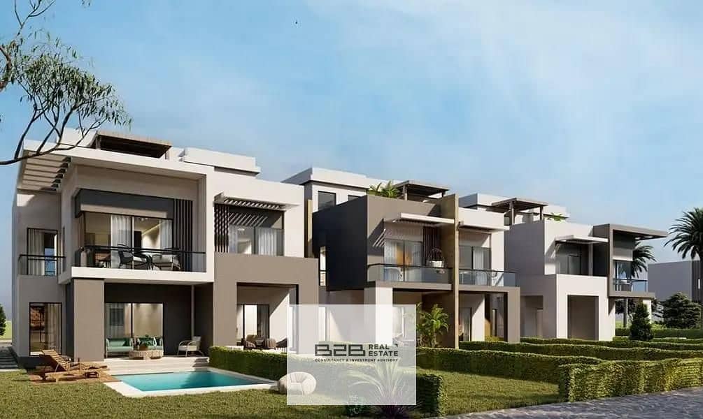 Townhouse 210m for sale Creek town - new cairo 2