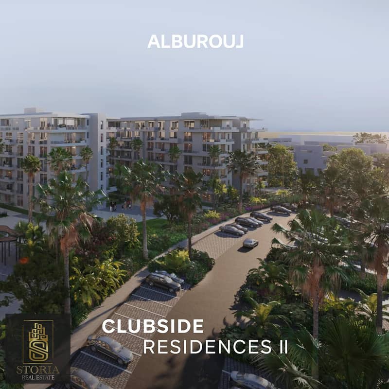 Near the International Medical Center, 160m apartment, fully finished, in installments, in Al Burouj Compound 1