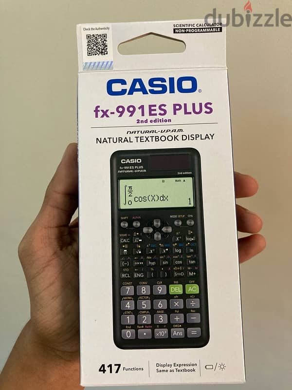 آله حاسبة علمية casio scientific calculator 6