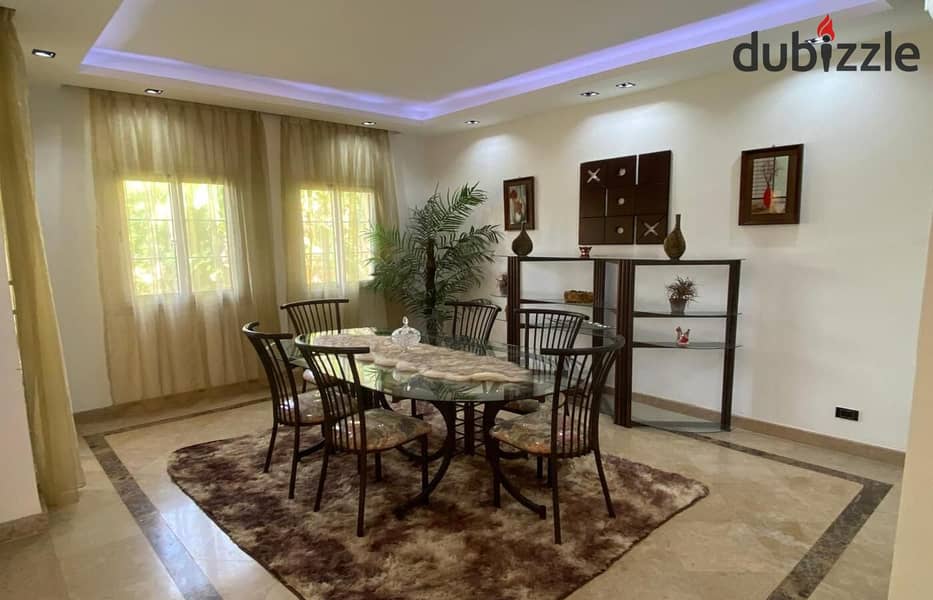 For rent in madinaty furniture villa model X in madinaty 6