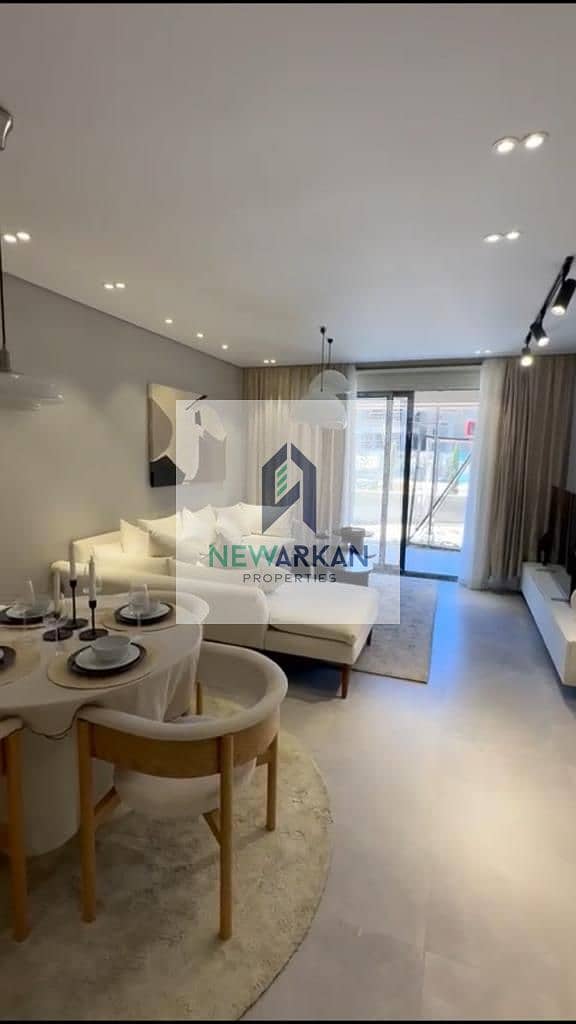 Instalments for 72 months, own your apartment fully finished with AC, in heart of Sheikh Zayed near the New Tourist Route in Village West Compound 2