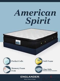 Englander American Spirit Mattress 180*200 (Almost new/ Used 1 week) 0