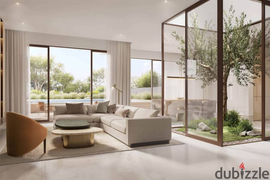 وحدة سكنية أرضي بجاردن (loft ground) للبيع 193م + 78 حديقة + 15م تراس نيو زايد - solana west 7