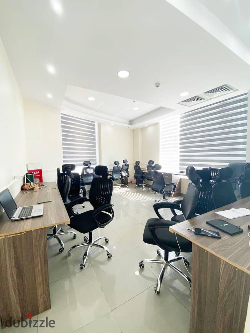 Administrative office for rent in the southern ninetieth district, in the middle of the administrative and financial sectors, banks and private compan 1