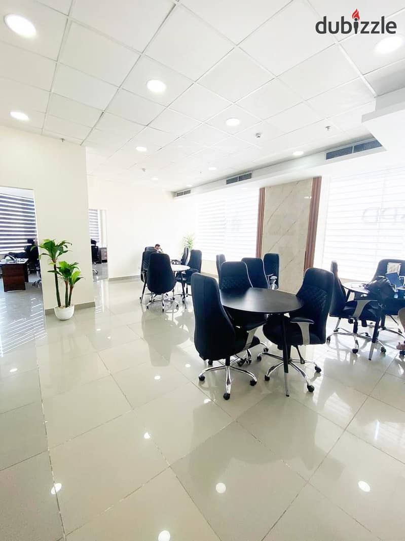 Administrative office for rent in the southern ninetieth district, in the middle of the administrative and financial sectors, banks and private compan 4