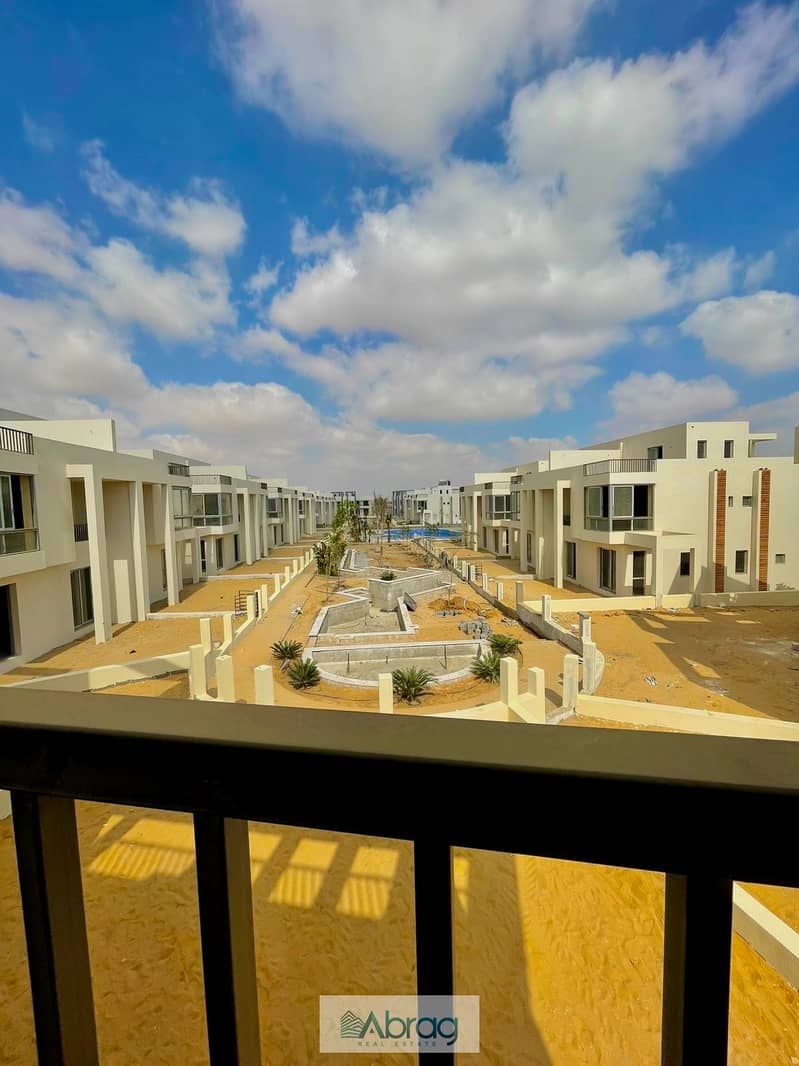 Townhouse for sale in Era Compound, Sheikh Zayed, area of ​​250 meters, middle townhouse in the most distinguished locations in the Green Belt area, 1