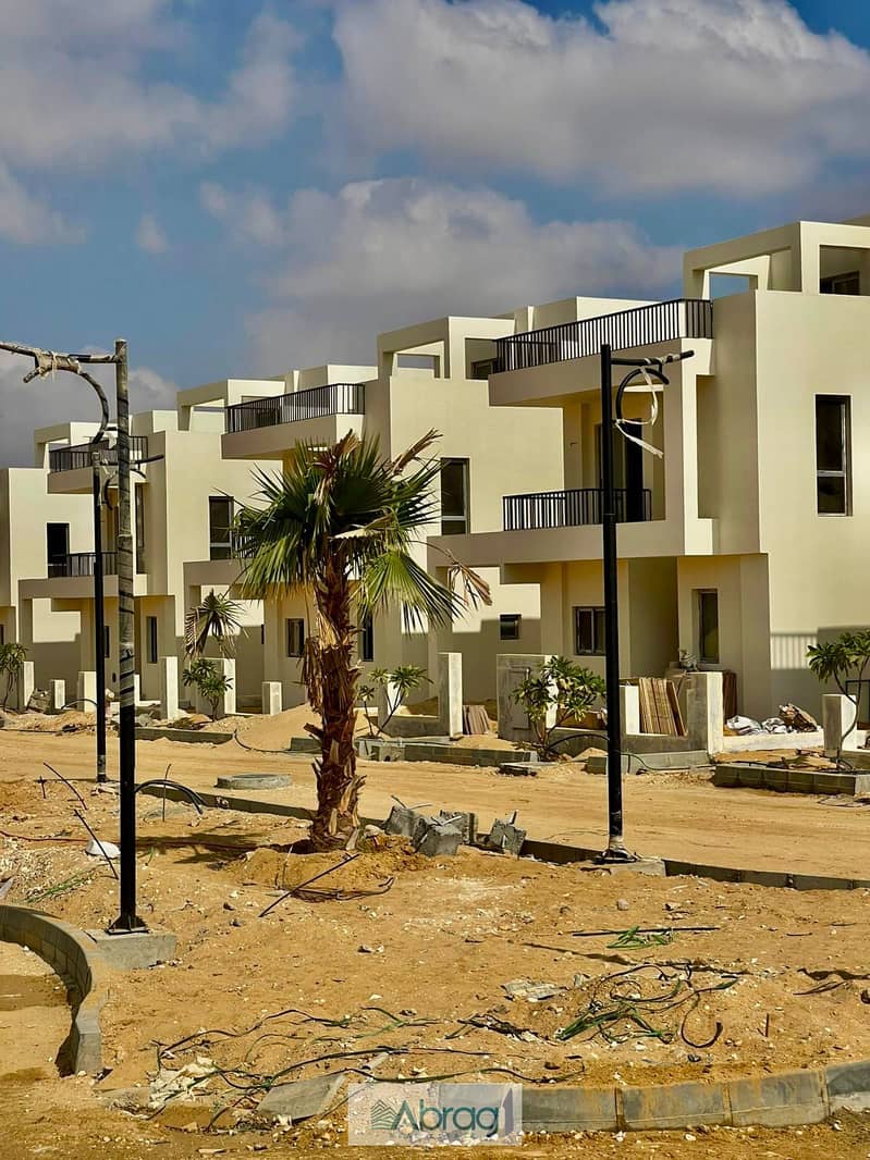 Townhouse for sale in Era Compound, Sheikh Zayed, area of ​​250 meters, middle townhouse in the most distinguished locations in the Green Belt area, 3