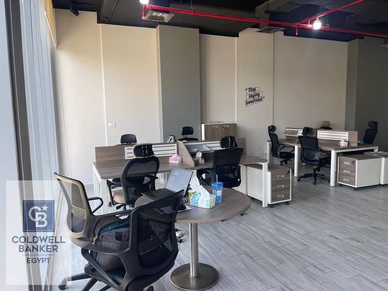 Office Fully finished for rent 3