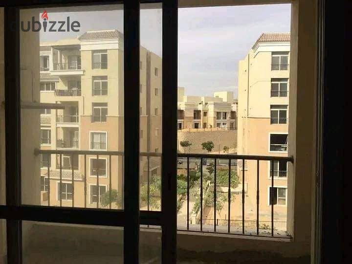 A 3-bedroom apartment for sale in the Fifth Settlement, near Madinaty, in Sarai compound. 0