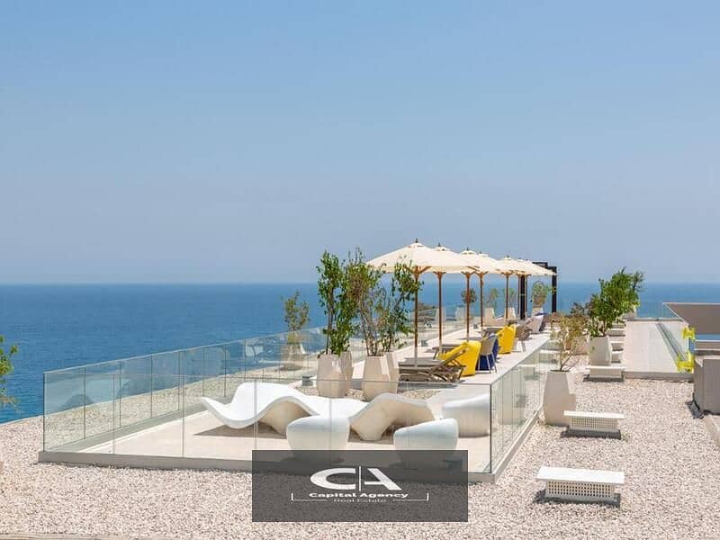 For a limited time, without 0% down payment, a fully finished two-bedroom chalet in Ain Sokhna, Monte Galala | View on the lagoon 1