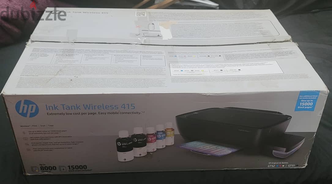 Hp Ink tank 415 wireless  طابعه برنتر  لاسلكى بالكرتونه 2