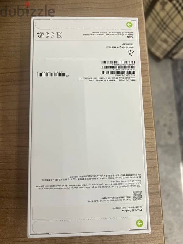 iphone 16 pro max 256g 2sim card color black 1