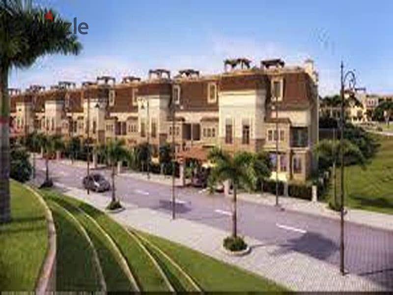 The lowest down payment for a 3-bedroom apartment with a pool view in Sarai Al Mostakbal City, Fifth Settlement, New Cairo. 3