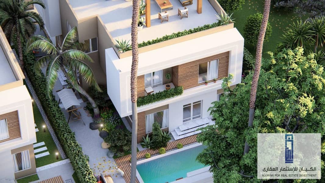 Own a luxurious villa with an area of ​​333 m with a discount of 1,400,000 EGP for a limited period in AYARU VILLAS Zayed 1