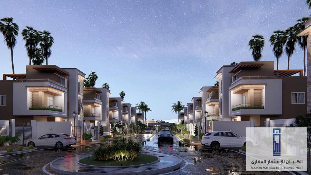 Own a luxurious villa with an area of ​​333 m with a discount of 1,400,000 EGP for a limited period in AYARU VILLAS Zayed 4