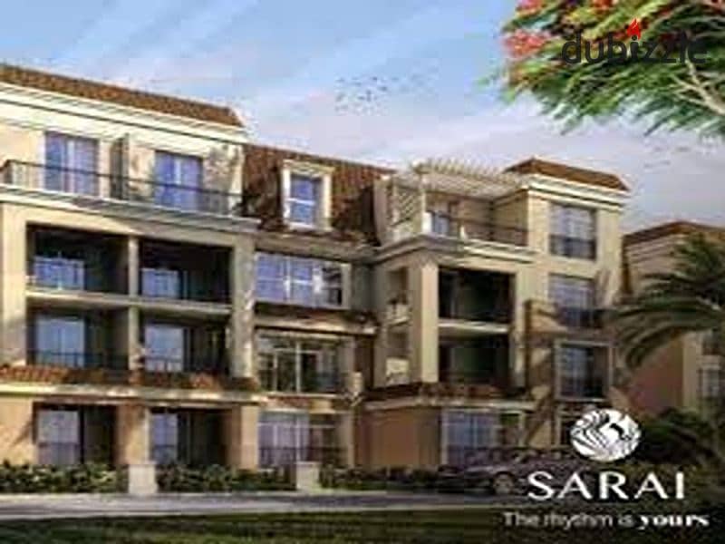 For sale in Saray, Elan phase, 156 sqm corner apartment, with the lowest down payment, located in Sarai fourth floor, east sea, distinctive view on t 2