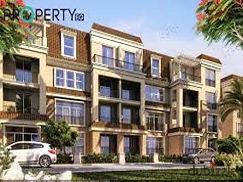 For sale in Saray, Elan phase, 156 sqm corner apartment, with the lowest down payment, located in Sarai fourth floor, east sea, distinctive view on t 5