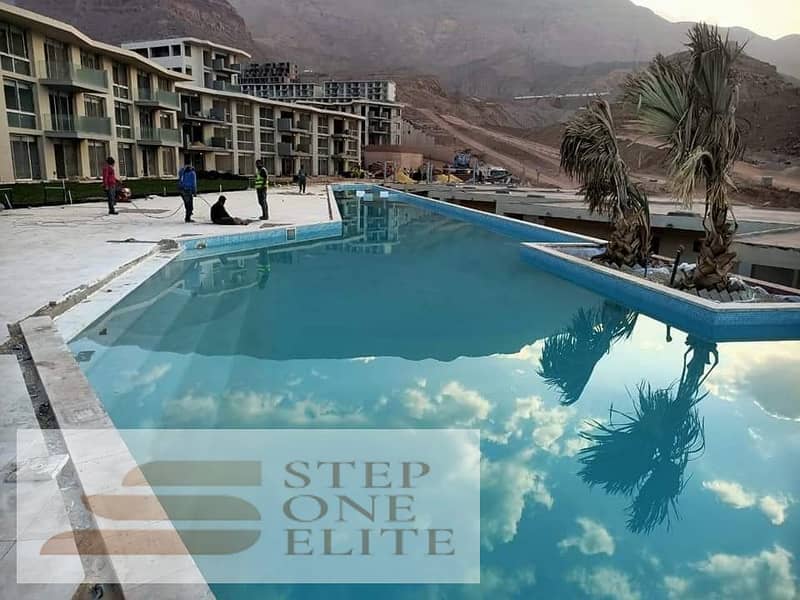 Ground floor chalet with furnishings and appliances in Ain Sokhna for sale in Monte Galala 4