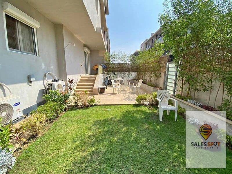 Installment cash price for a 3-bedroom apartment with a private garden for sale in the first settlement 0