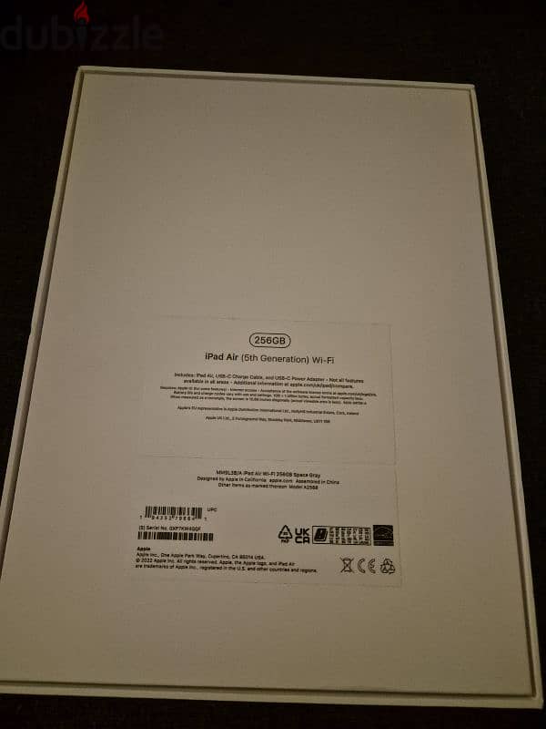 Apple IPad Air 10.9 inch Wi Fi 256GB Space Grey - NEW - From Europe 1