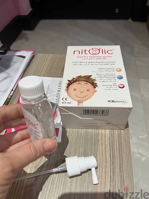 medicine for lice. never used. with brush. 2