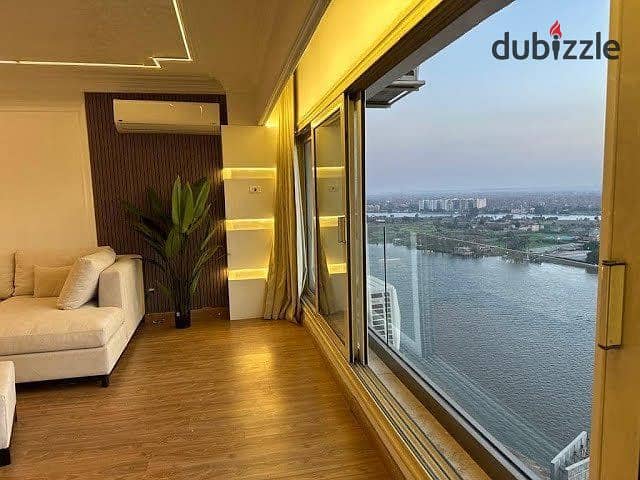 Hotel apartment Ready to move fully finished, with air conditioners and furniture, in Reef du Nile Towers, directly on the Nile 3