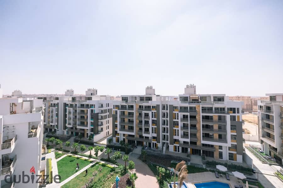 , own your two-bedroom apartment with a special down payment and installments over 12 years in the heart of the Fifth Settlement 1