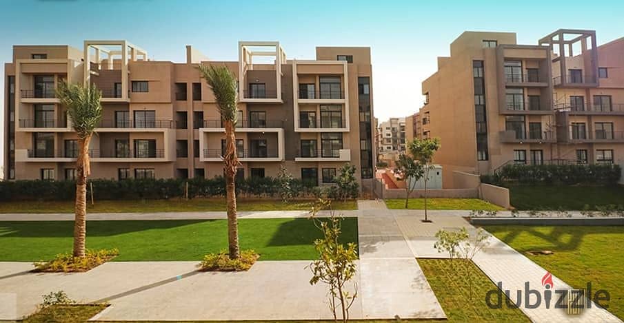 For fast sale, the last apartment, immediate receipt in Al Marasem Compound, in installments 10