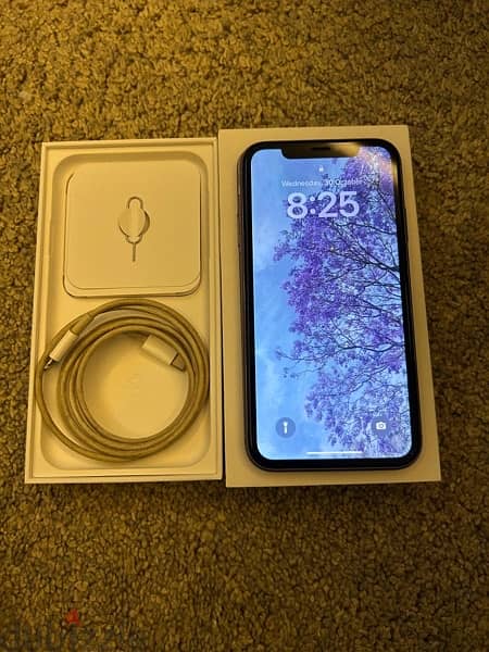 iphone 11 purple- storage 128 gega- BH 73% 2