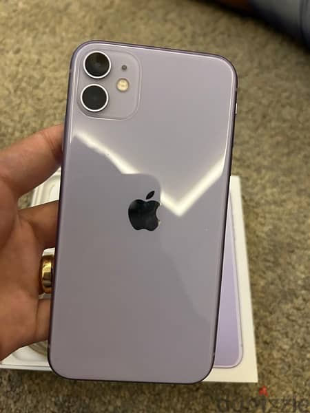 iphone 11 purple- storage 128 gega- BH 73% 4