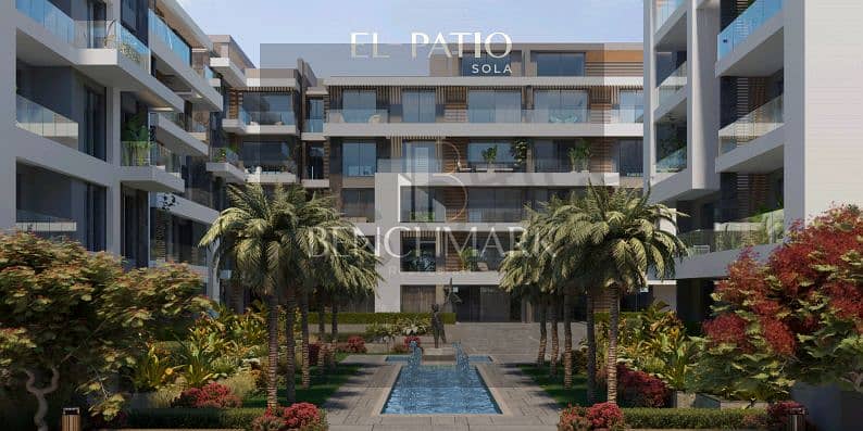 Garden duplex apartment 336 m for sale in La Vista Patio Sola El Shorouk compound on Suez Road in front of Madinaty with a 25% discount in installment 8