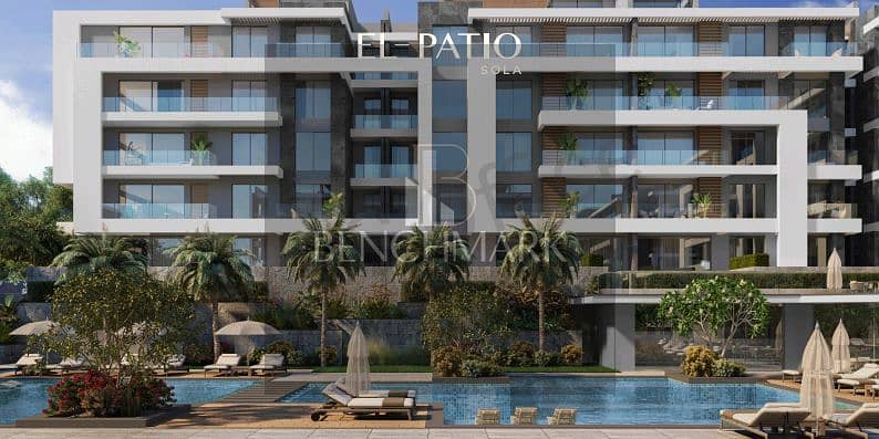 Garden duplex apartment 336 m for sale in La Vista Patio Sola El Shorouk compound on Suez Road in front of Madinaty with a 25% discount in installment 9