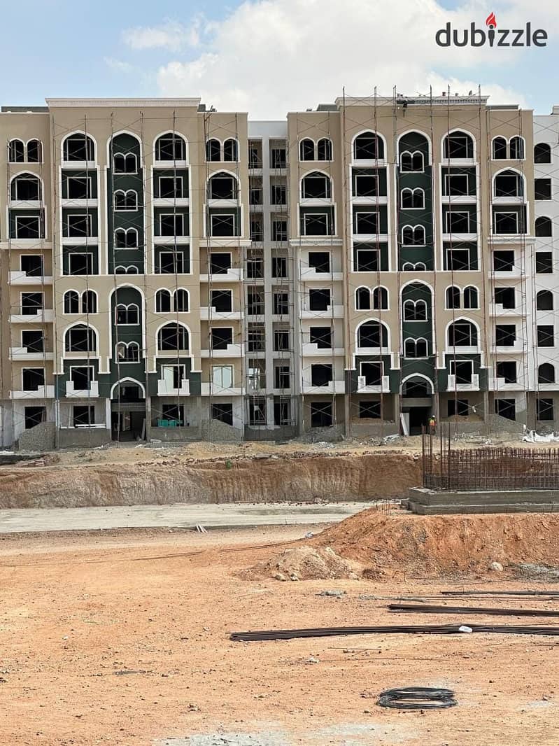 Apartment for sale directly on the Green River in the New Administrative Capital, with installments to be completed 1