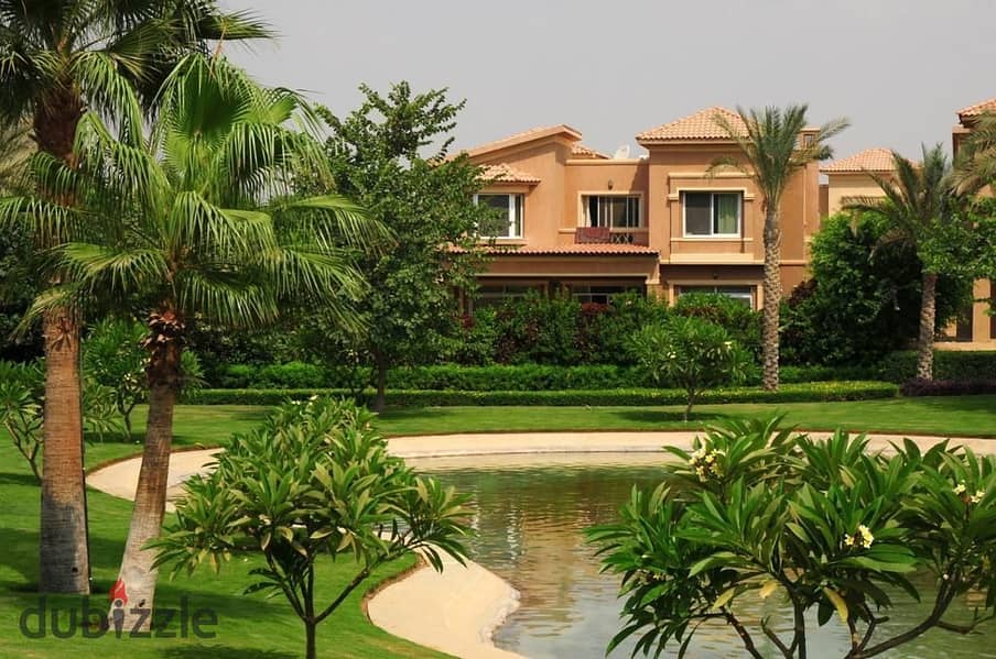 345-meter villa with a swimming pool in the most upscale compound in Sheikh Zayed, in front of Al-Jazira Club, in Swan Lake, Hassan Allam, in installm 0