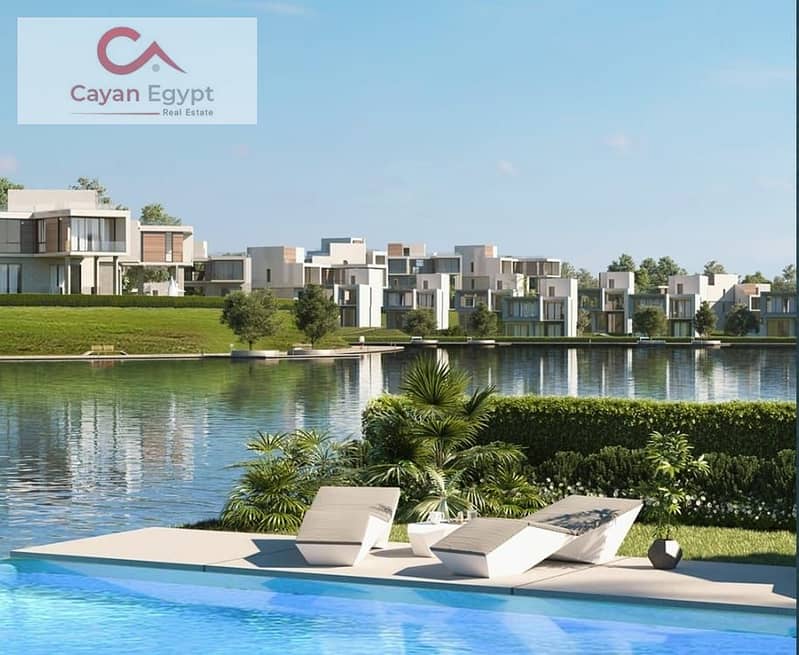 Townhouse villa in the last phase of Garden Lakes Compound from Hyde Park, next to Al Gezira Club and Palm Hills, with installments over 8 years 4