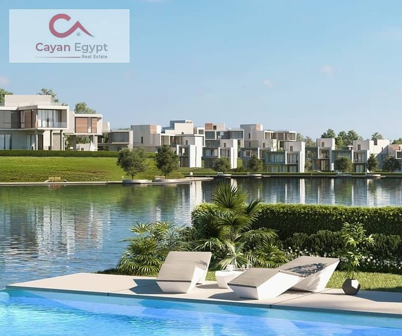 Townhouse villa in the last phase of Garden Lakes Compound from Hyde Park, next to Al Gezira Club and Palm Hills, with installments over 8 years 5