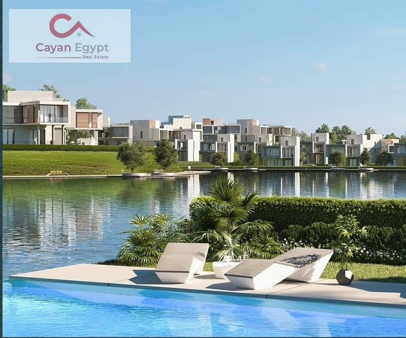 Townhouse villa in the last phase of Garden Lakes Compound from Hyde Park, next to Al Gezira Club and Palm Hills, with installments over 8 years 0