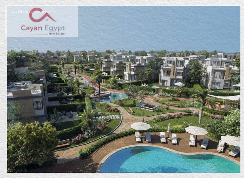 Townhouse villa in the last phase of Garden Lakes Compound from Hyde Park, next to Al Gezira Club and Palm Hills, with installments over 8 years 2