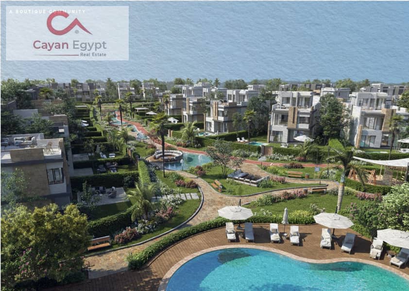 Townhouse villa in the last phase of Garden Lakes Compound from Hyde Park, next to Al Gezira Club and Palm Hills, with installments over 8 years 5