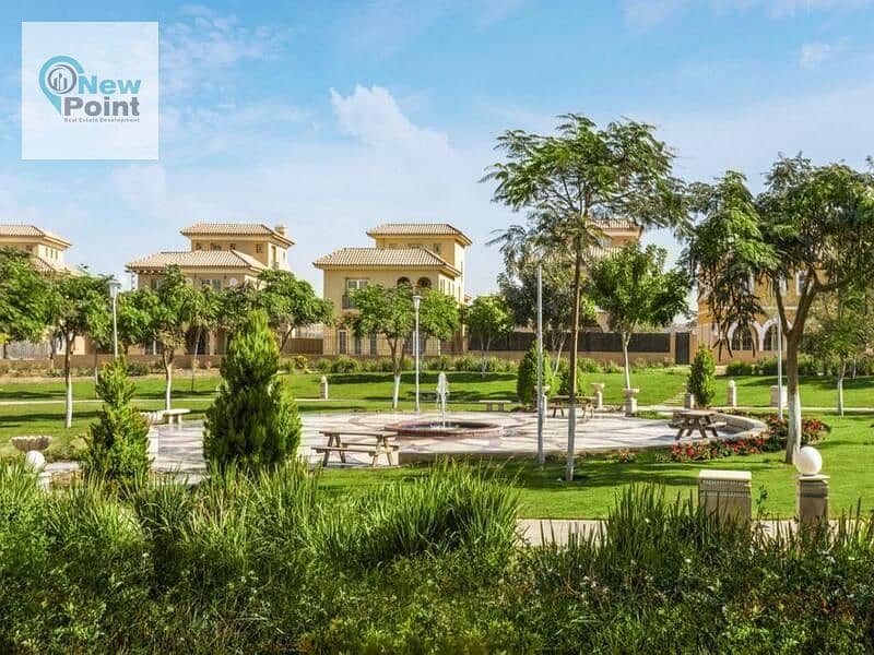 With a 5% down payment, own an apartment with a garden in a compound located on the ground in the Fifth Settlement 7