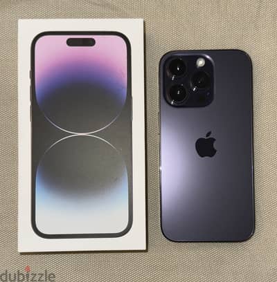 IPhone 14 Pro 265GB purple - like new