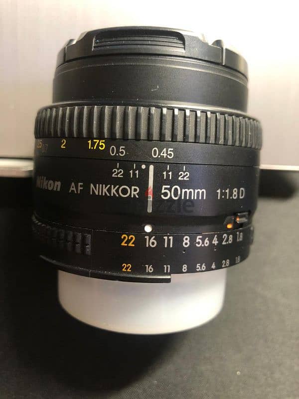 للبيع عدسة نيكون 50mm بحالة ممتازة 2