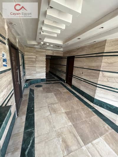 Distinctive apartment for sale, immediate cash delivery, semi-finished, in the 16th district, Sheikh Zayed