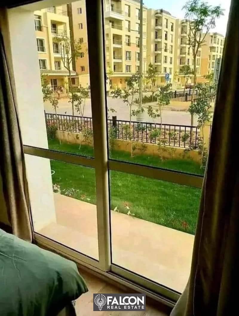 شقة دوبلكس بجاردن واسعة بسعر مميز 4 غرف ف سراي القاهرة الجديدة امام مدينتي  sarai new cairo 0