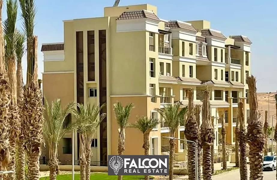 شقة دوبلكس بجاردن واسعة بسعر مميز 4 غرف ف سراي القاهرة الجديدة امام مدينتي  sarai new cairo 7