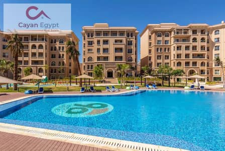 Fully finished apartment with swimming pool view in 90 Avenue Compound with 10% down payment and installments over 6 years