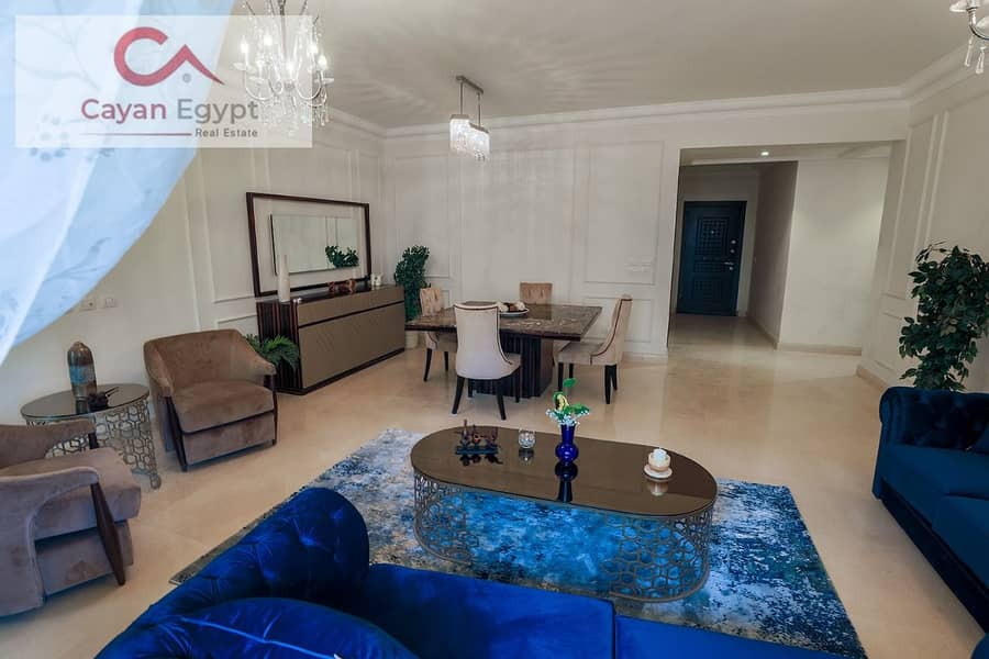 Fully finished apartment with swimming pool view in 90 Avenue Compound with 10% down payment and installments over 6 years 9